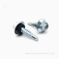 Hexagon head screws with EPDM washers